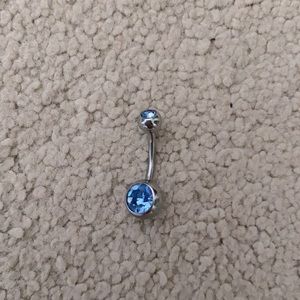 Sterling silver bellybutton ring